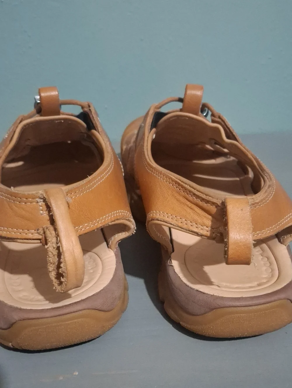Men’s Tan Leather Keen Waterproof Sport Sandals